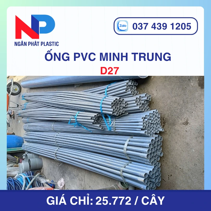 Ống Nhựa UPVC D250 Minh Trung Bơm Cát